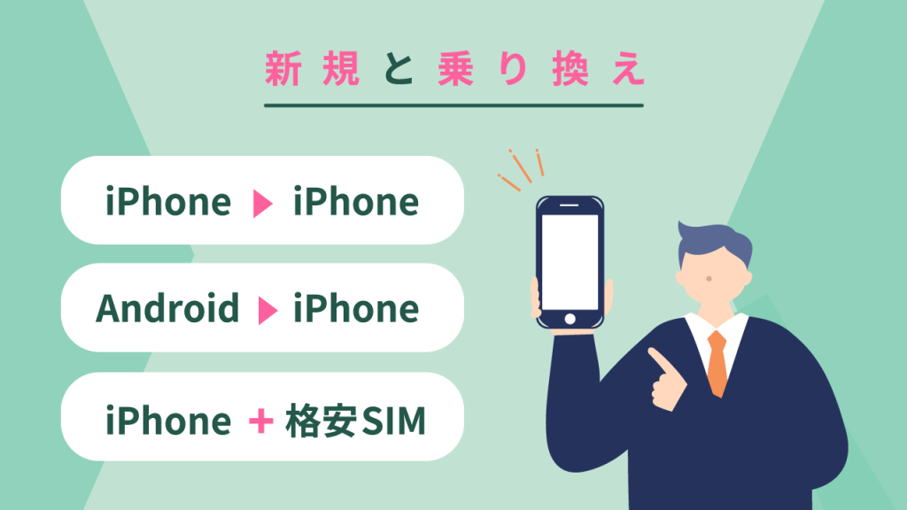 格安SIMをiPhoneで使う方法｜新規と乗り換え