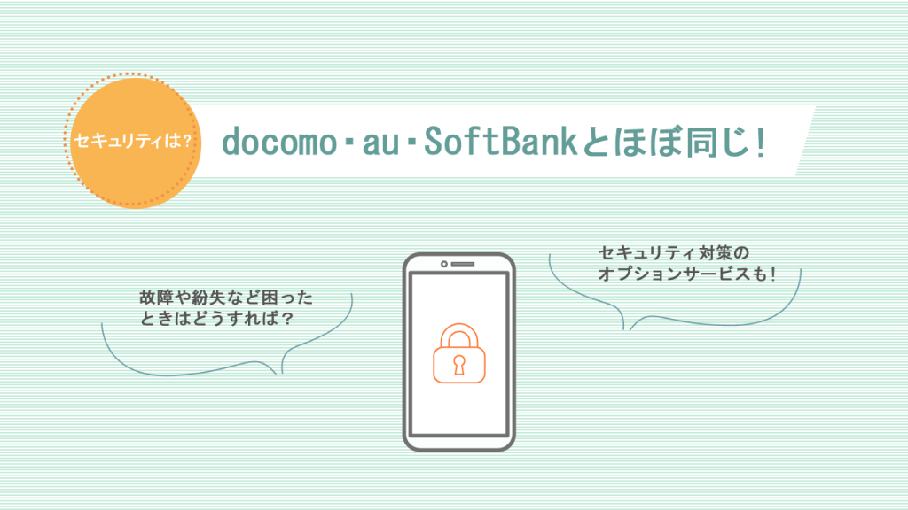 docomo・au・SoftBankとほぼ同じ