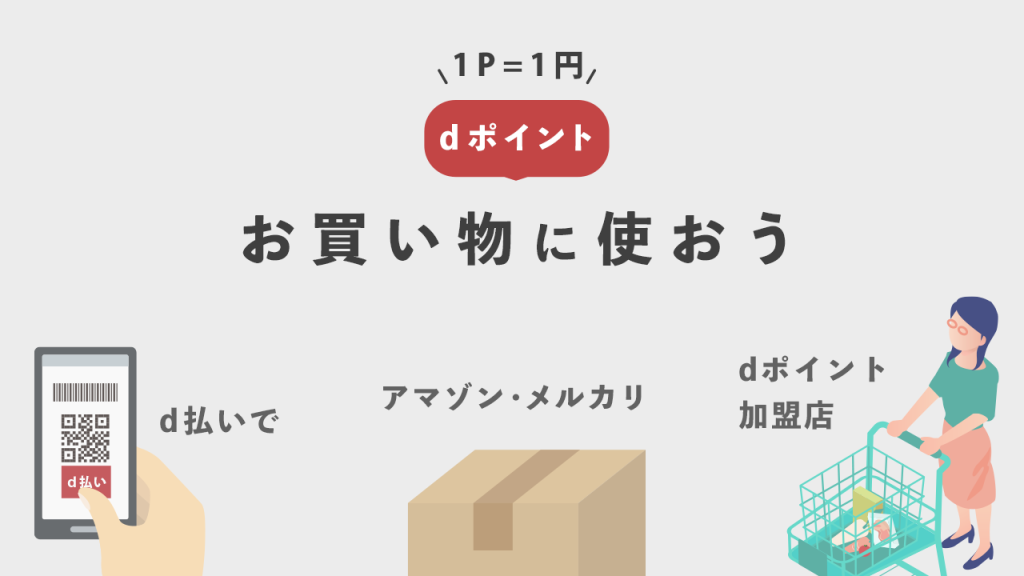 dポイントをお買い物に使う
