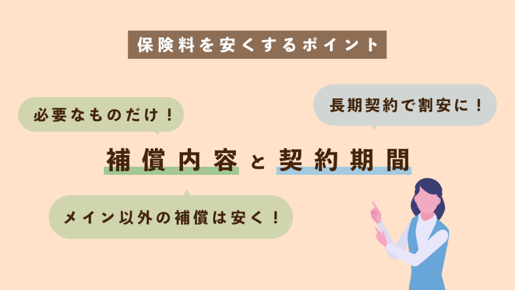 保険料を安くするポイント