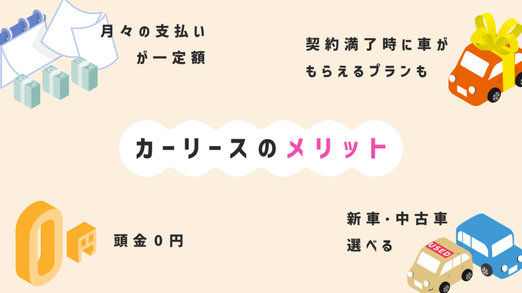 カーリースのメリット